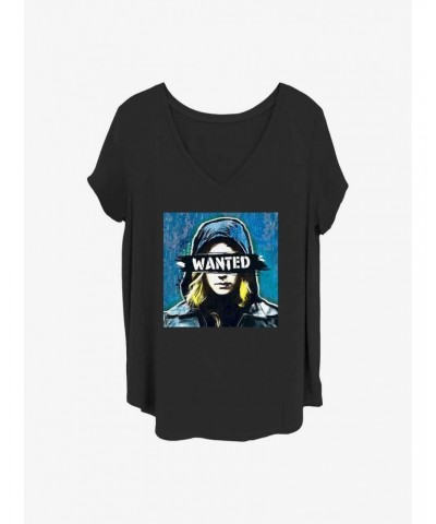 Marvel The Falcon and the Winter Soldier Wanted Girls T-Shirt Plus Size $11.56 T-Shirts