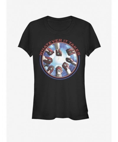 Marvel Avengers: Endgame Avengers Hands Girls T-Shirt $9.76 T-Shirts