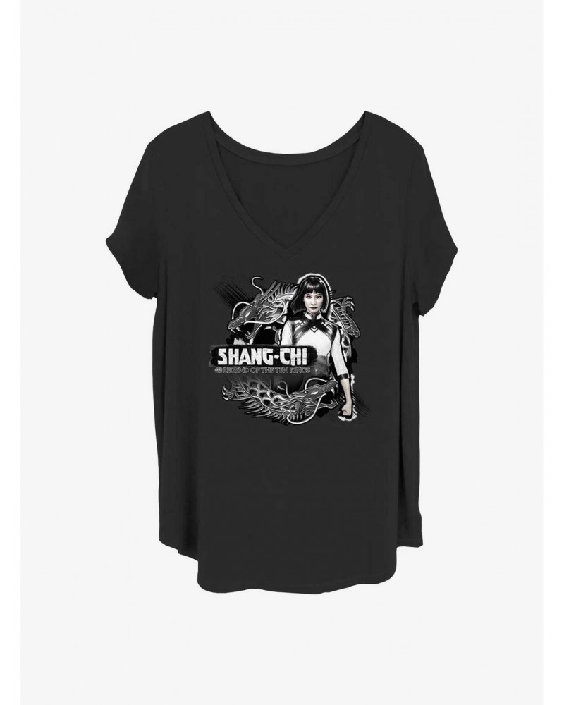 Marvel Shang-Chi and the Legend of the Ten Rings Xialing Dragons Girls T-Shirt Plus Size $8.79 T-Shirts