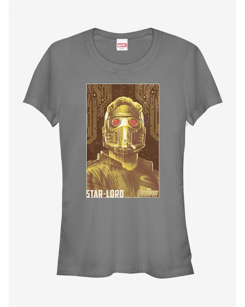 Marvel Avengers: Infinity War Star-Lord Girls T-Shirt $8.57 T-Shirts