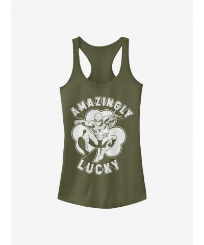 Marvel Spider-Man Lucky Spidey Girls Tank $6.57 Tanks