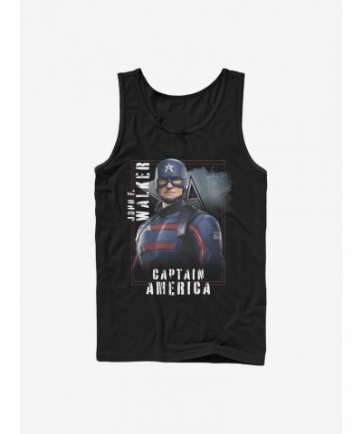 Marvel The Falcon And The Winter Soldier Captain America John F. Walker Tank $8.57 Tanks