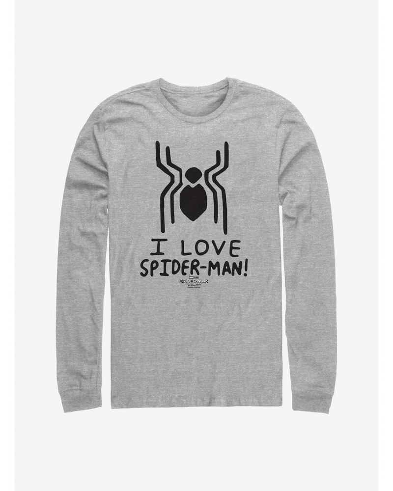 Marvel Spider-Man Spider Love Long-Sleeve T-Shirt $11.32 T-Shirts