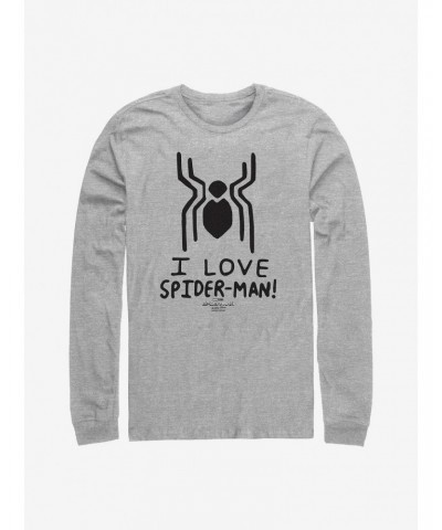 Marvel Spider-Man Spider Love Long-Sleeve T-Shirt $11.32 T-Shirts