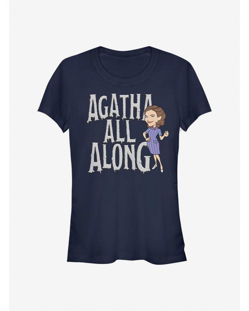 Marvel WandaVision Agatha All Along Girls T-Shirt $6.77 T-Shirts