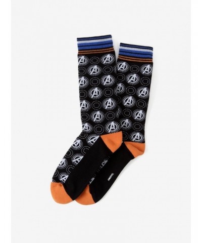 Marvel Avengers Black Multi Sock $9.75 Socks