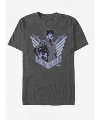 Marvel Captain Marvel Wings for Maria T-Shirt $8.41 T-Shirts