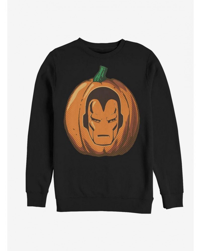 Marvel Iron Man Iron Pumpkin Sweatshirt $14.46 Sweatshirts