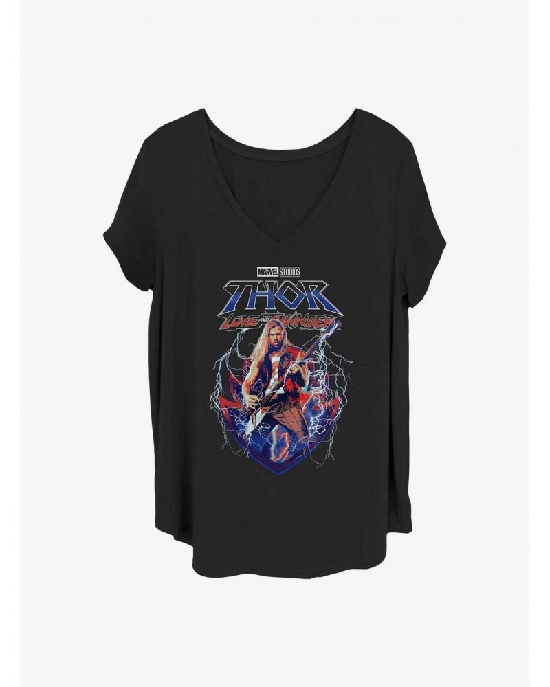 Marvel Thor: Love and Thunder Ragnarock On Girls T-Shirt Plus Size $8.32 T-Shirts