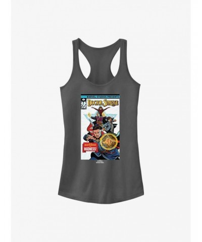 Marvel Doctor Strange In The Multiverse Of Madness Comic Cover Girls Tank $9.56 Tanks