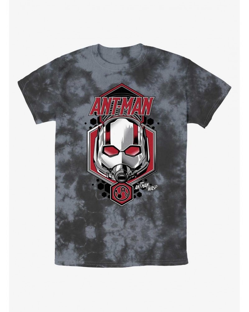 Marvel Ant-Man and the Wasp: Quantumania Ant-Man Shield Tie-Dye T-Shirt $9.53 T-Shirts