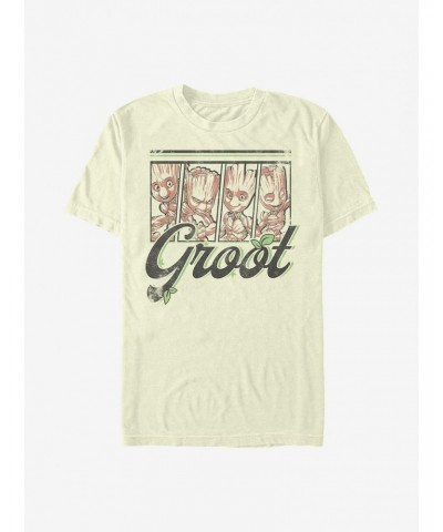 Marvel Guardians Of The Galaxy Four Panel Groot T-Shirt $9.18 T-Shirts