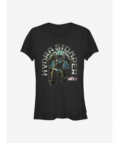 Marvel What If...? Hydra Captain Carter Pose Girls T-Shirt $8.76 T-Shirts