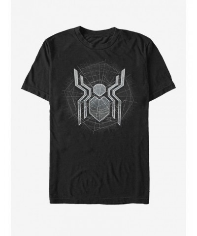 Marvel Spider-Man Far From Home Web Logo T-Shirt $8.22 T-Shirts