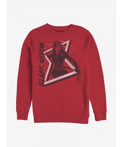 Marvel Black Widow Bite Crew Sweatshirt $12.10 Sweatshirts