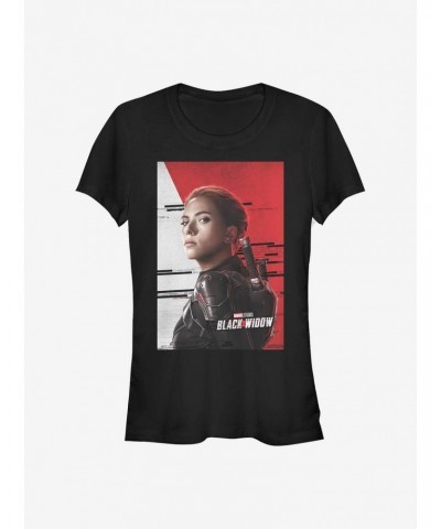 Marvel Black Widow Widow Poster Girls T-Shirt $7.37 T-Shirts