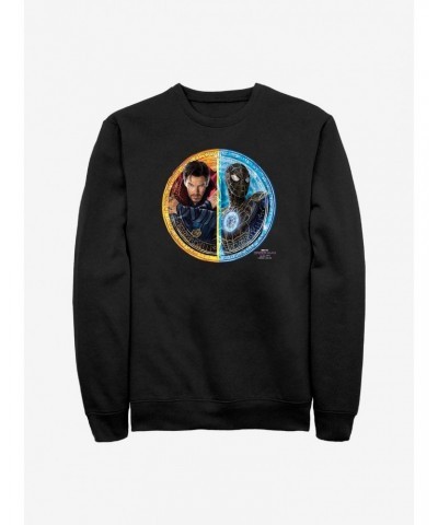 Marvel Spider-Man: No Way Home Spidey Doctor Strange Circle Crew Sweatshirt $12.40 Sweatshirts