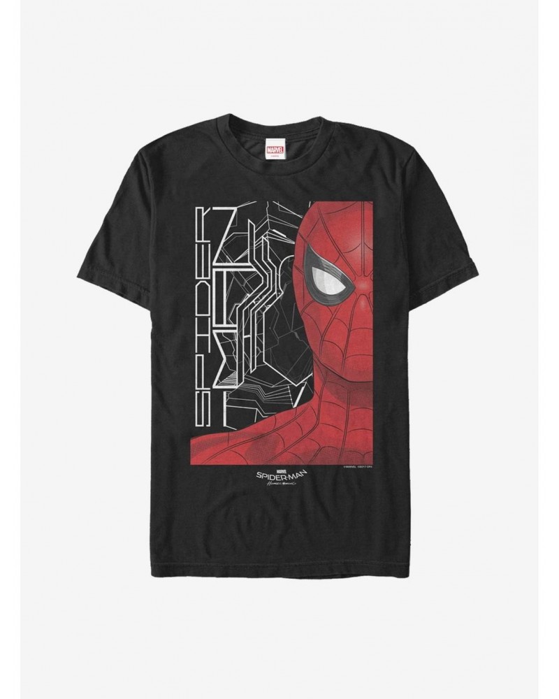 Marvel Spider-Man Homecoming Face T-Shirt $9.37 T-Shirts