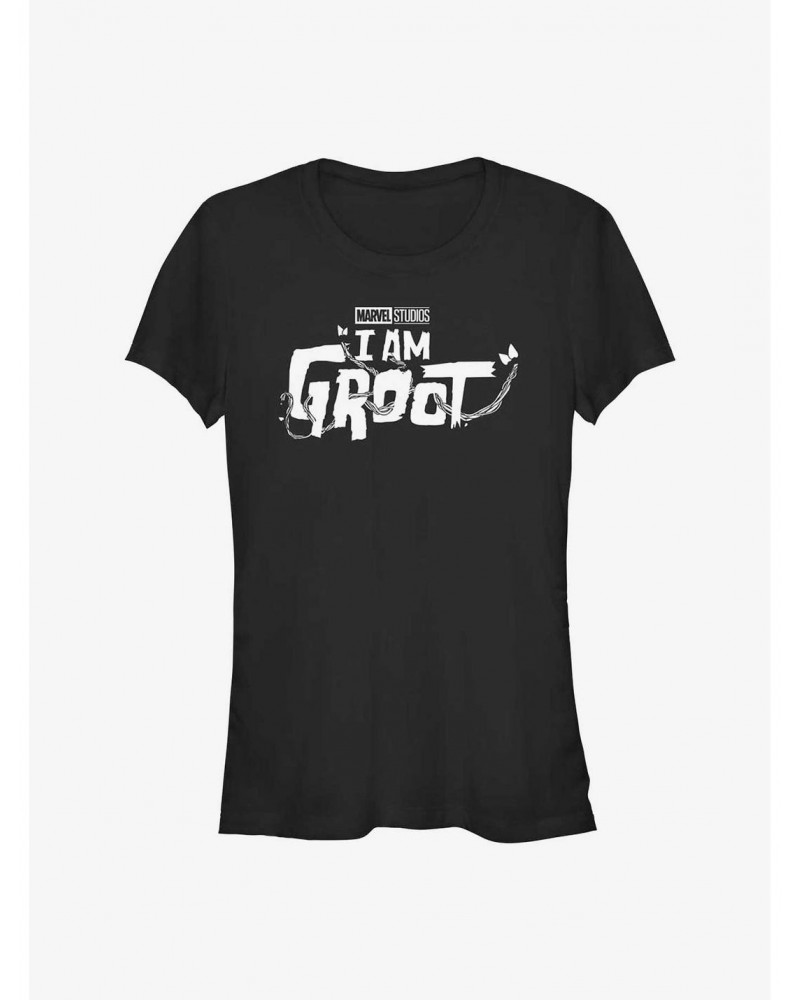 Marvel Guardians Of The Galaxy I Am Groot Girls T-Shirt $9.36 T-Shirts