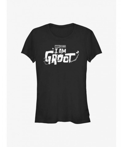 Marvel Guardians Of The Galaxy I Am Groot Girls T-Shirt $9.36 T-Shirts