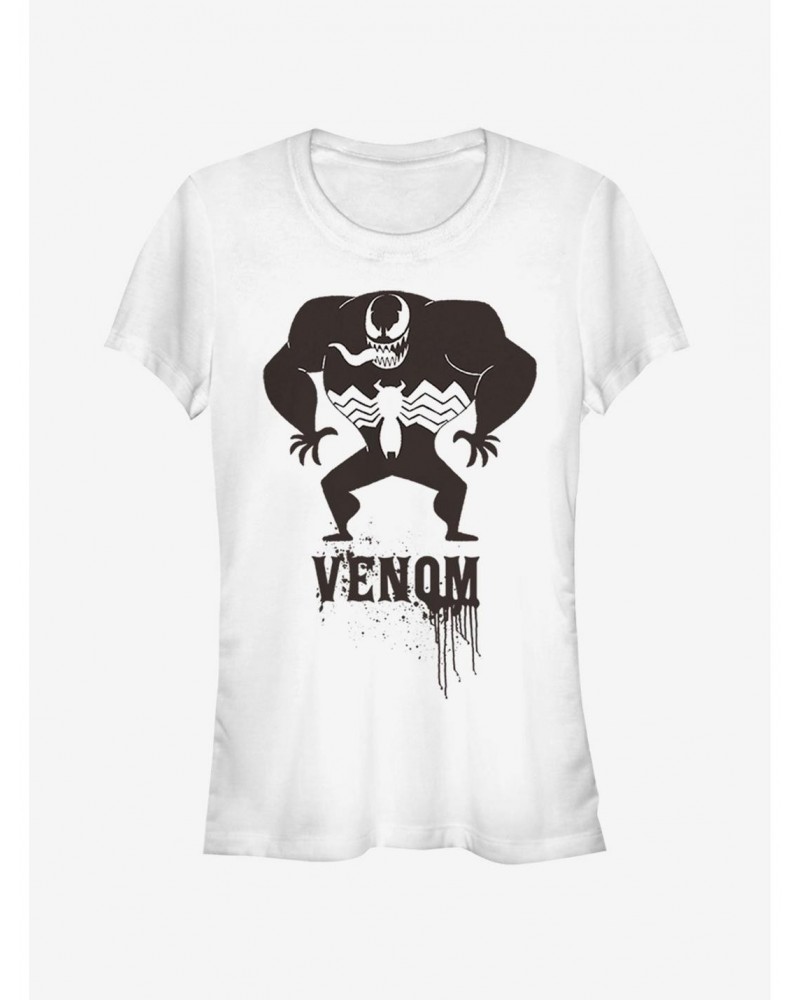 Marvel Kawaii Venom Womens T-Shirt $6.77 T-Shirts