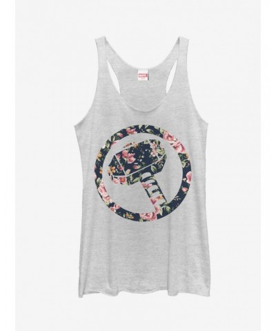 Marvel Hammer Thor Floral Print Girls Tanks $7.67 Tanks