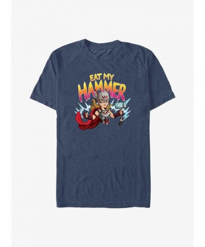 Marvel Thor: Love and Thunder Mighty Thor Eat My Hammer T-Shirt $5.74 T-Shirts