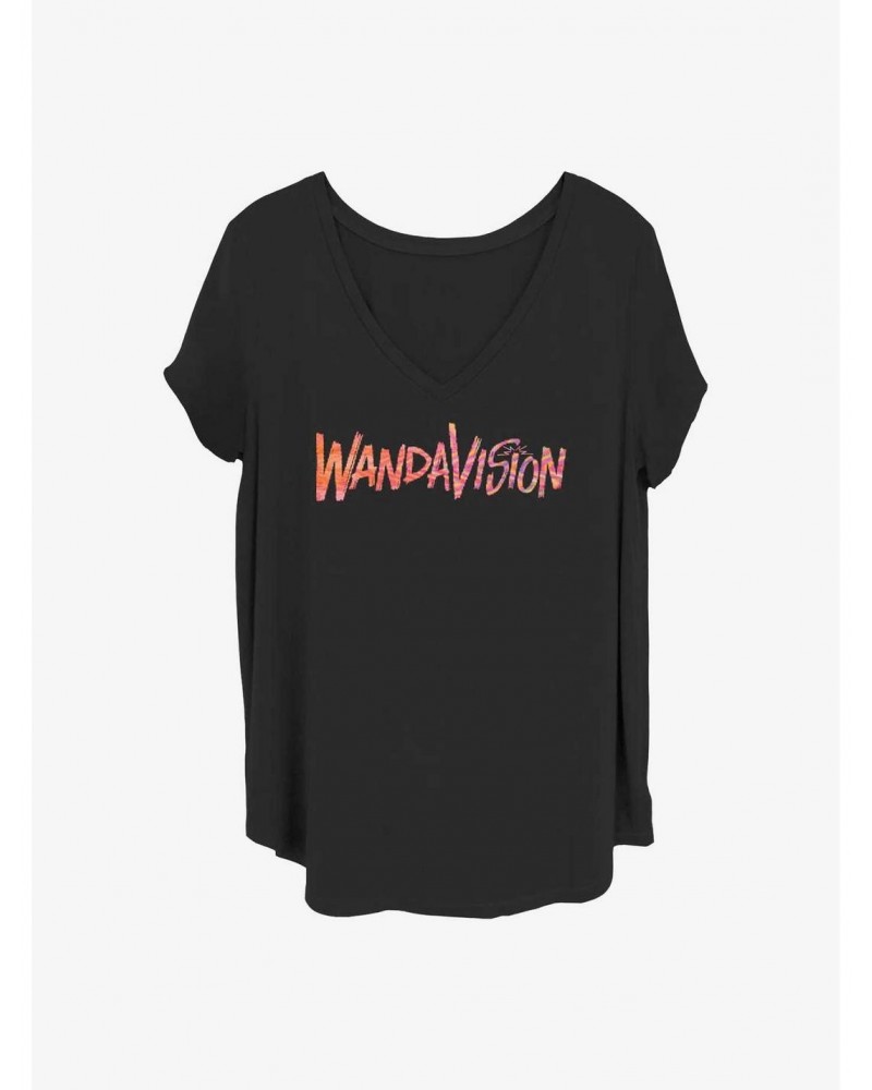 Marvel WandaVision In The Middle Logo Girls T-Shirt Plus Size $8.32 T-Shirts