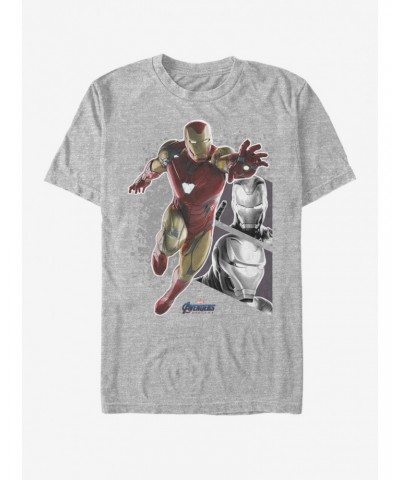 Marvel Avengers: Endgame Iron Man Panels T-Shirt $6.50 T-Shirts