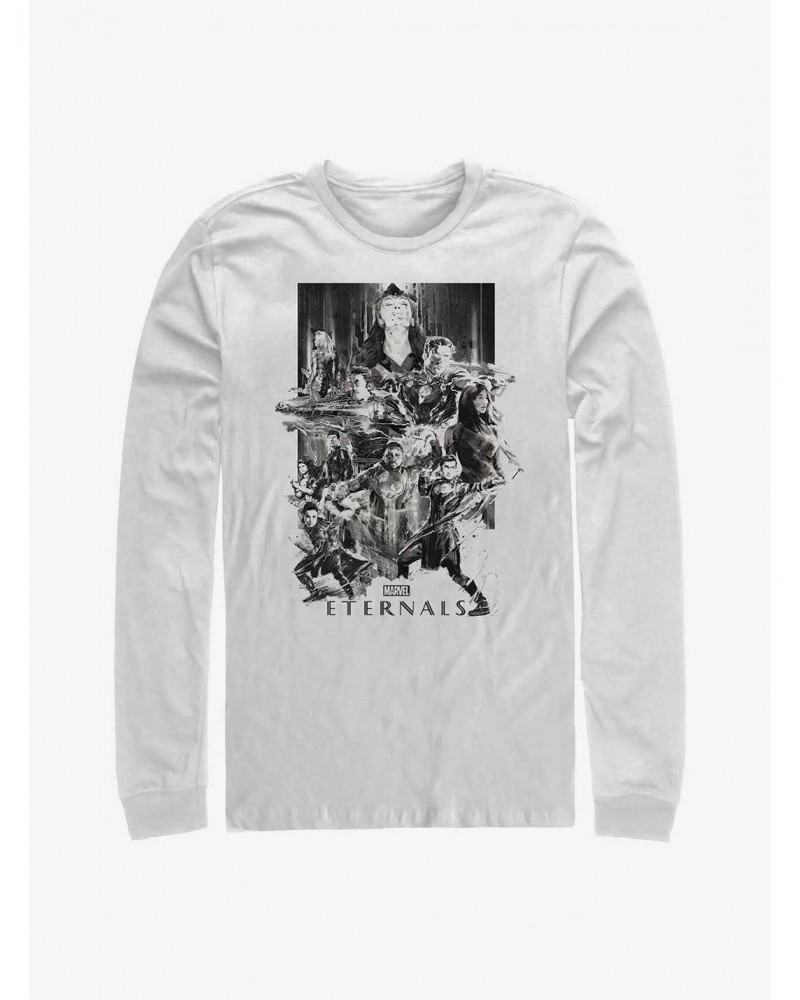 Marvel Eternals Paint Splattered Long-Sleeve T-Shirt $10.26 T-Shirts