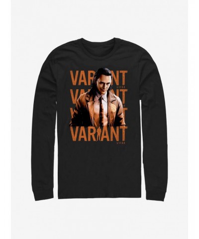 Marvel Loki Variant Poster Long-Sleeve T-Shirt $9.21 T-Shirts