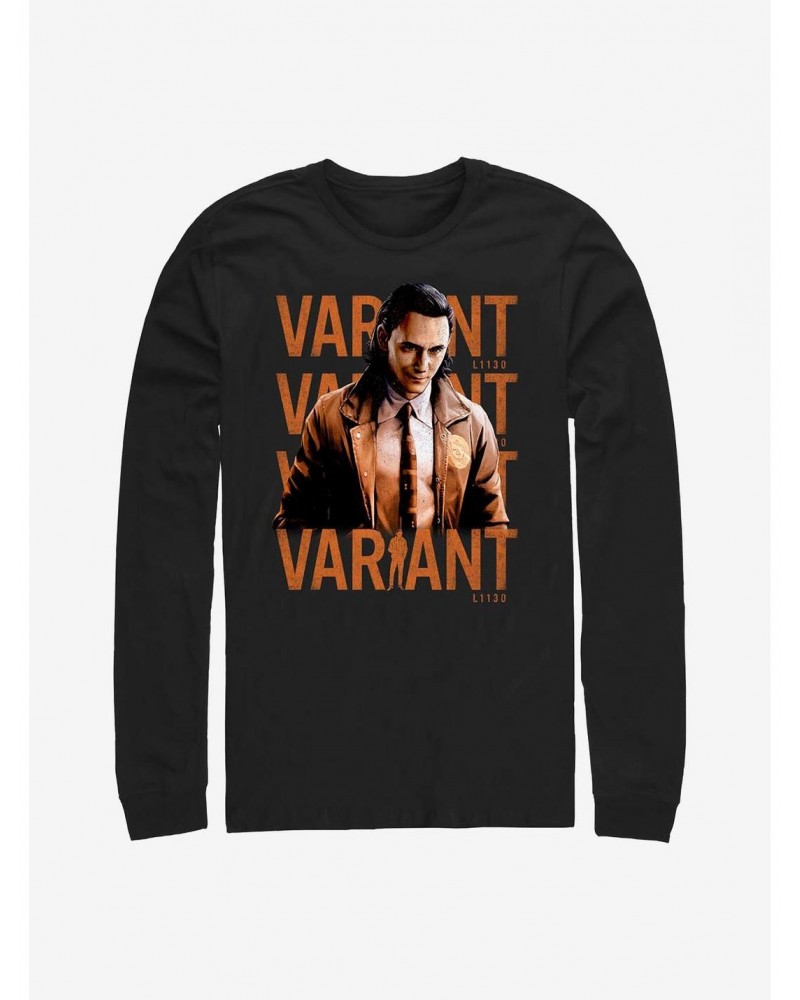 Marvel Loki Variant Poster Long-Sleeve T-Shirt $9.21 T-Shirts