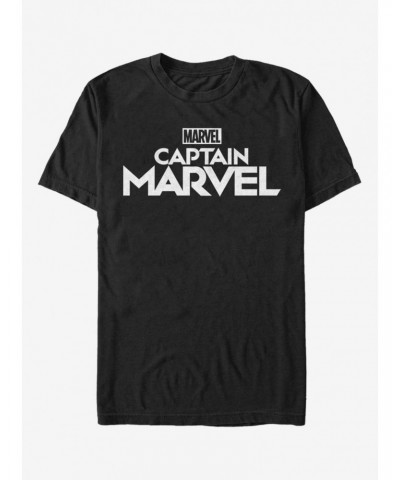 Marvel Captain Marvel Plain Captain Marvel Logo T-Shirt $6.12 T-Shirts