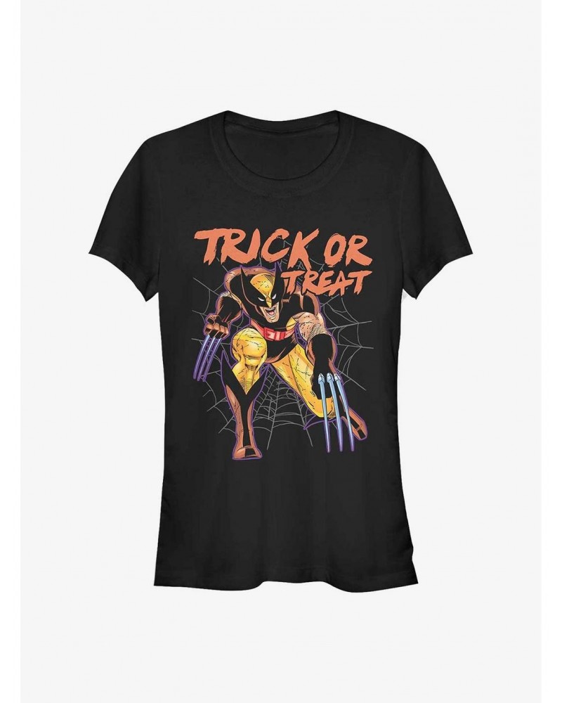 Marvel Wolverine Webs Trick Or Treat Girls T-Shirt $9.16 T-Shirts