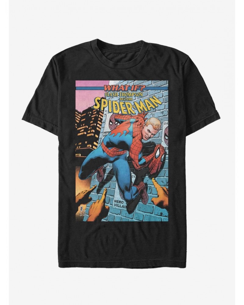 Marvel Spider-Man Flash Thompson Spider-Man Oct.18 T-Shirt $7.46 T-Shirts