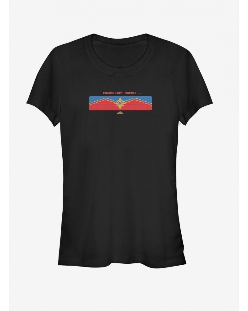 Marvel Captain Marvel Get the Message Girls T-Shirt $7.97 T-Shirts