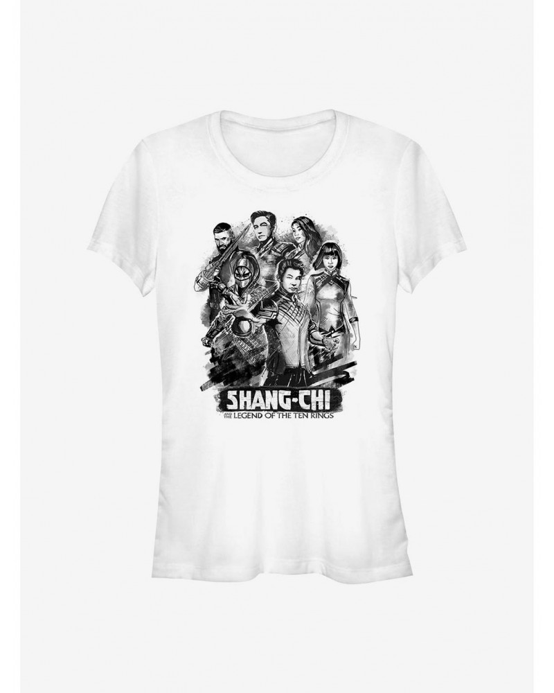 Marvel Shang-Chi And The Legend Of The Ten Rings Ink Group Girls T-Shirt $6.97 T-Shirts