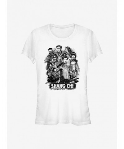 Marvel Shang-Chi And The Legend Of The Ten Rings Ink Group Girls T-Shirt $6.97 T-Shirts