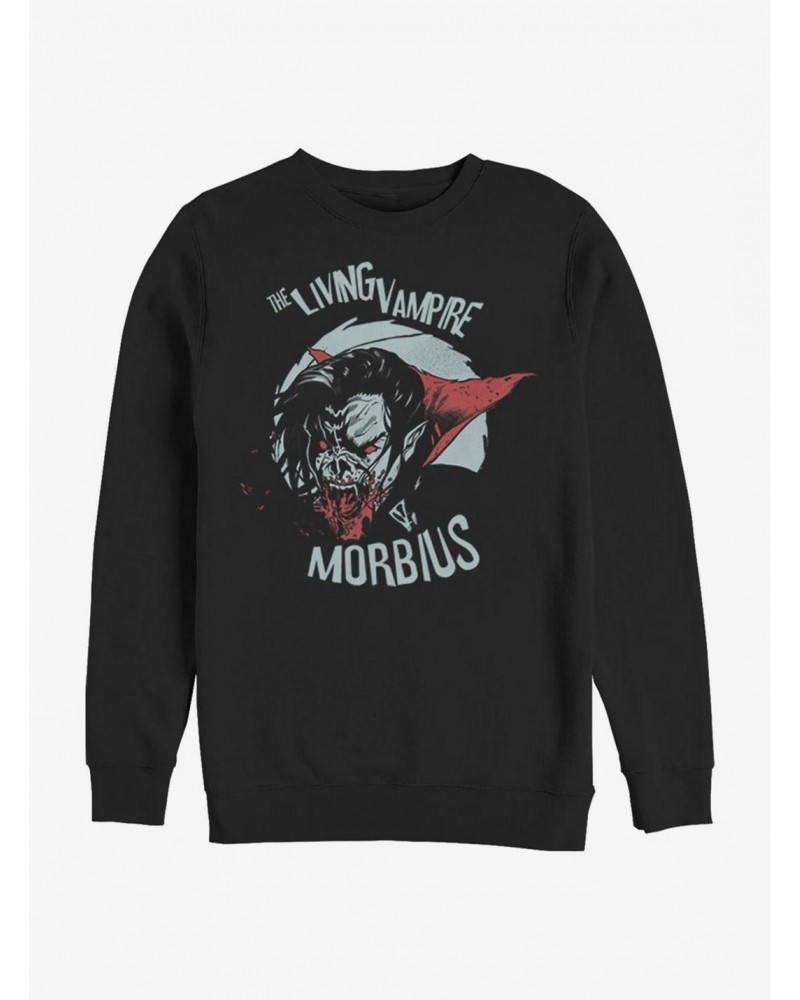 Marvel Morbius Friendly Vampire Crew Sweatshirt $9.74 Sweatshirts