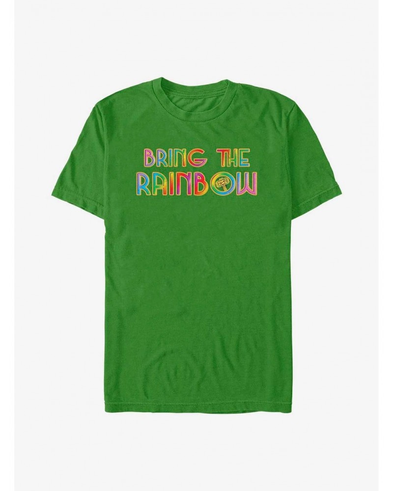 Marvel Thor: Love and Thunder Bring The Rainbow T-Shirt $7.84 T-Shirts