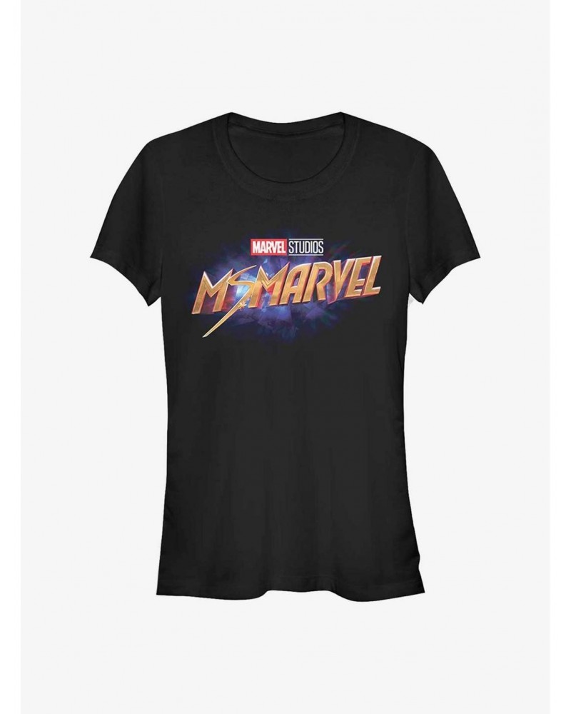 Marvel Ms. Marvel Logo Girls T-Shirt $7.77 T-Shirts