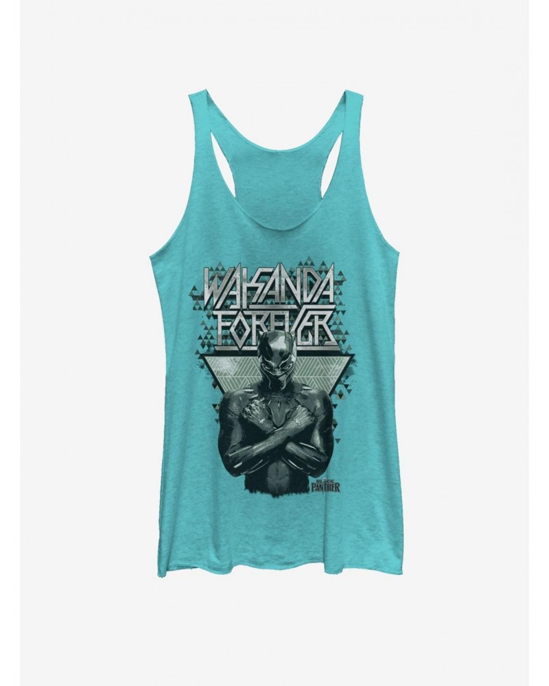 Marvel Black Panther Panther Forever Pattern Girls Tank $9.74 Tanks