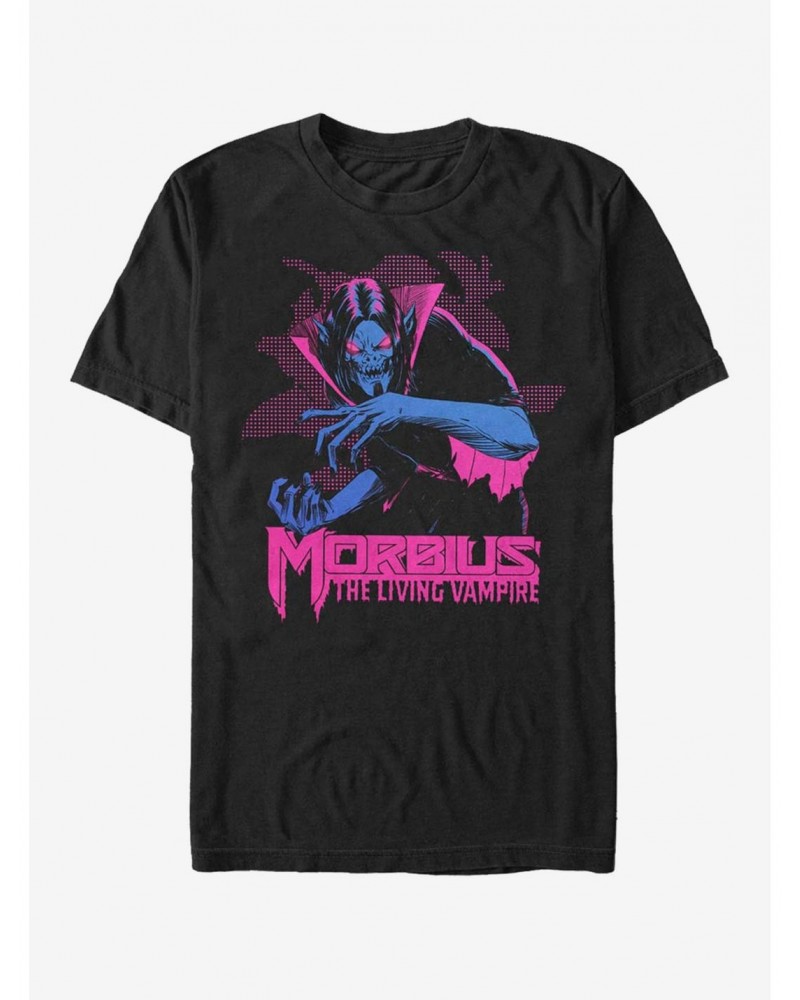 Marvel Morbius Neon Morbius T-Shirt $8.41 T-Shirts