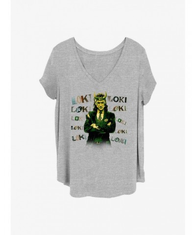 Marvel Loki Chaotic Girls T-Shirt Plus Size $9.94 T-Shirts