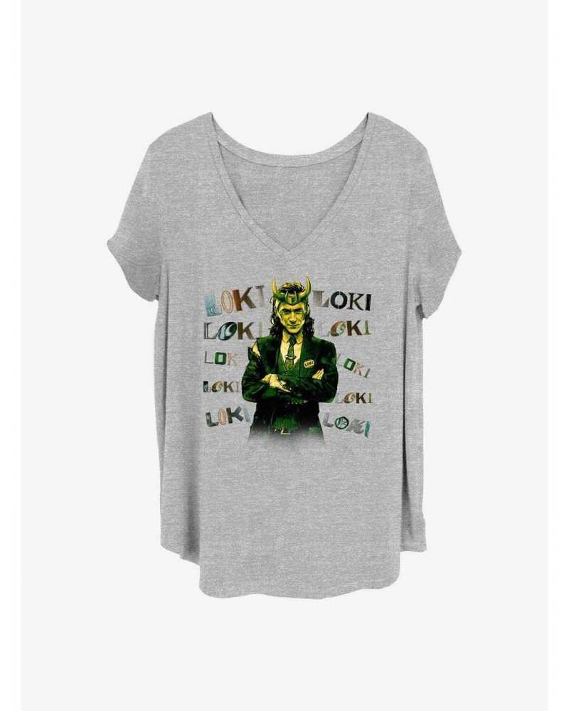 Marvel Loki Chaotic Girls T-Shirt Plus Size $9.94 T-Shirts