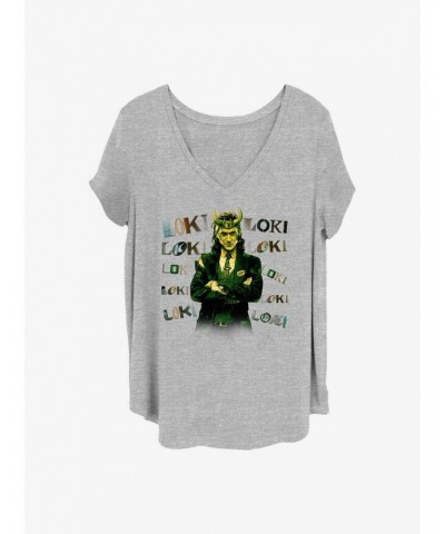 Marvel Loki Chaotic Girls T-Shirt Plus Size $9.94 T-Shirts