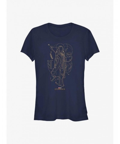 Marvel Eternals Ajak Line Art Girls T-Shirt $8.96 T-Shirts