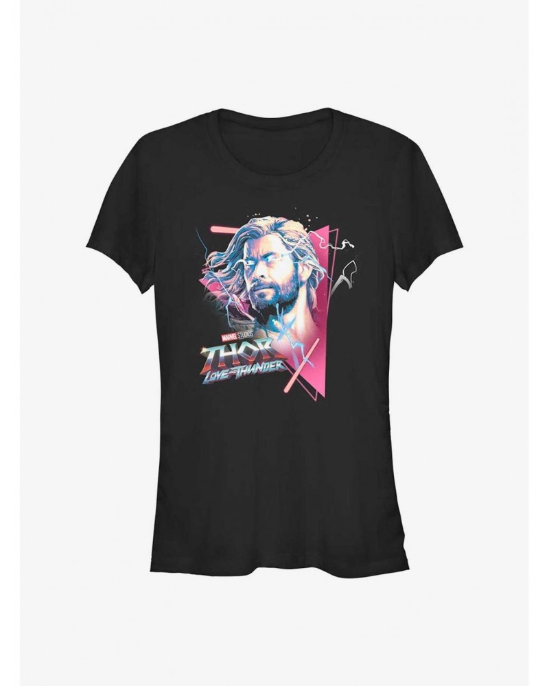 Marvel Thor: Love and Thunder Triangle God Girls T-Shirt $9.76 T-Shirts