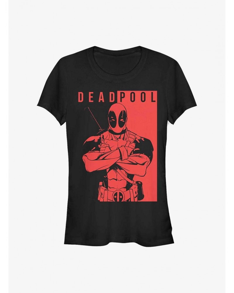 Marvel Deadpool Mercenary Girls T-Shirt $9.76 T-Shirts