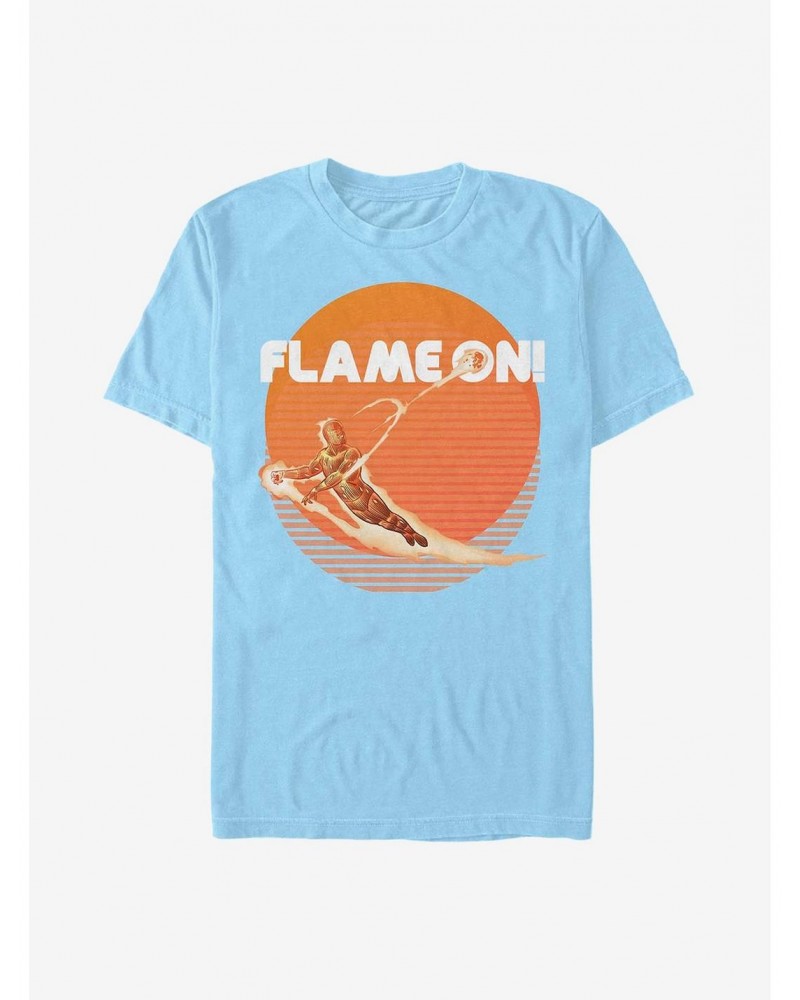 Marvel Fantastic Four Retro Flame T-Shirt $8.22 T-Shirts